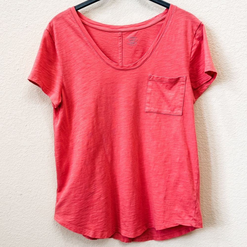 LOFT Vintage Wash Pink T-shirt